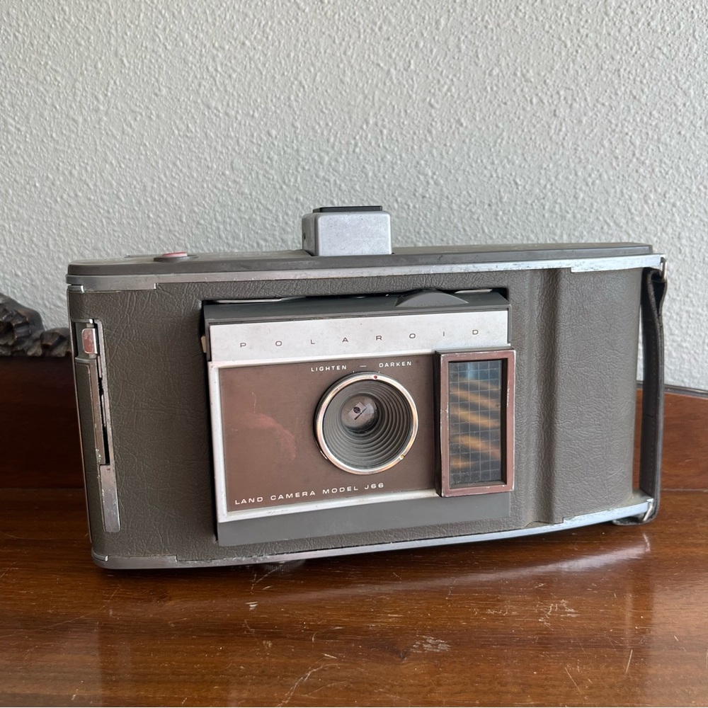 vintage polaroid land camera model J66